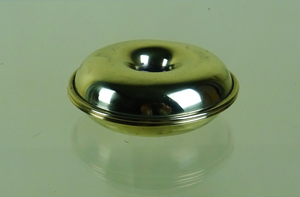 Pair of Brass Campaign Brighton Bun Travelling Candlesticks